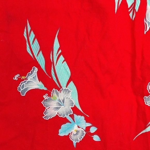 Hawaii Blues mens short sleeved button down shirt size large - Picture 7 of 10